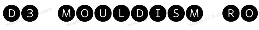 D3 Mouldism Round lt字体转换